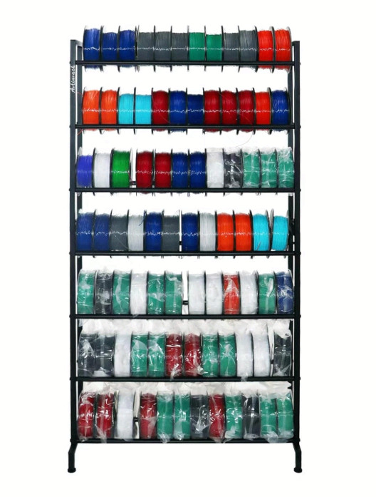 3D Printer Filament Rack, 7 Tier Heavy Duty Storage Shelf for Printing Filament