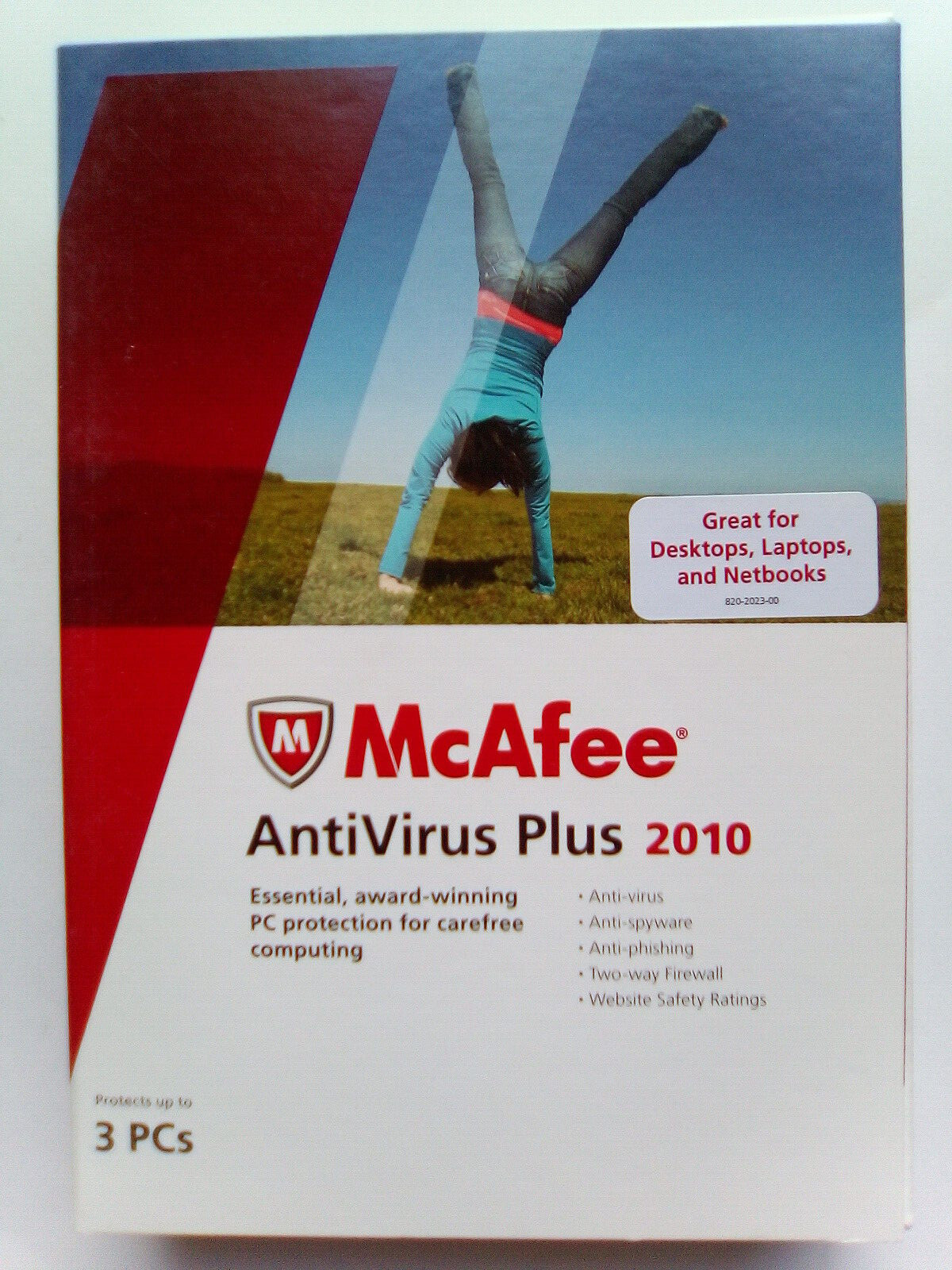 McAfee AntiVirus Plus 2010 (for up to 3 PCs)
