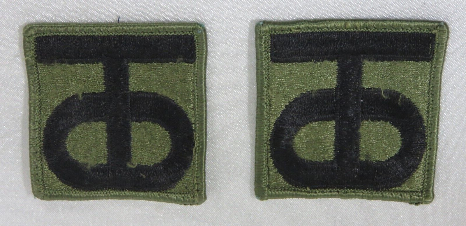 United States Army 90th Army Reserve Command patch set of 2
