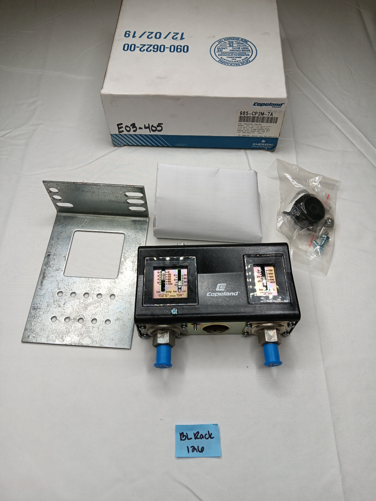 Copeland 985-Cp2m-7A Dual Pressure Control