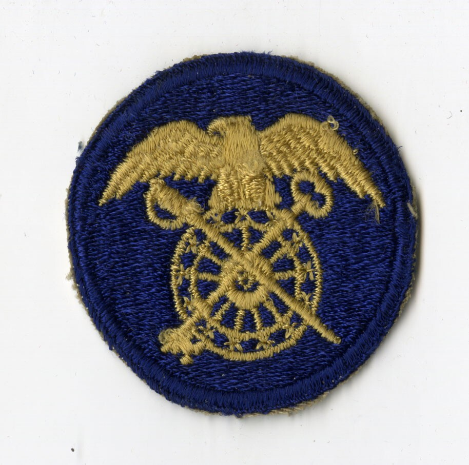 Quartermaster Corps Whiteback Patch WWII Vintage