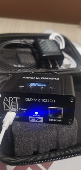 2 Port 1024CH Artnet sACN RDM - DMX512 Node light controller | Unlock MA2 4096CH