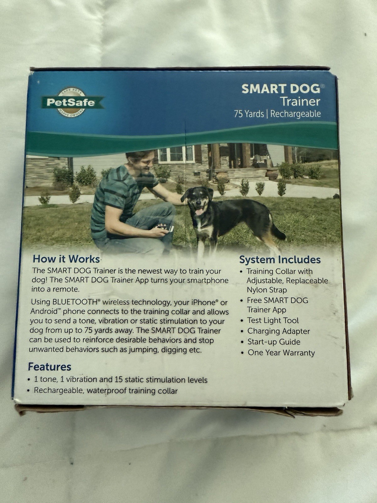 PetSafe Smart Dog Remote Trainer Collar 75 Yard New/Open Box