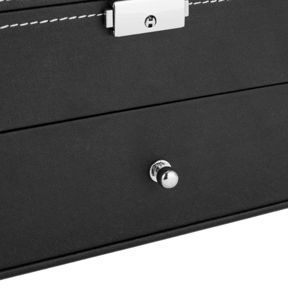 12 Piece Eyeglasses Storage and Glasses Display Drawer Lockable Case Organizer