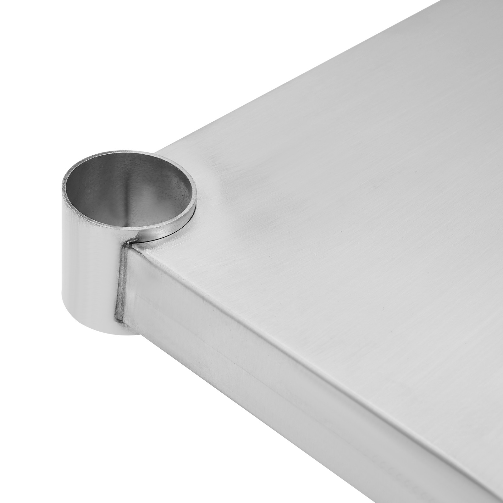 Stainless Steel Adjustable Under Shelf for Work Table - 220lbs Capacity