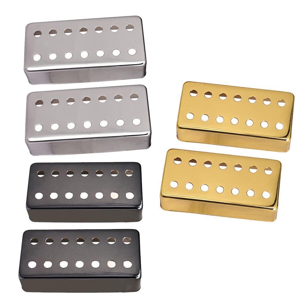 Pack of 2 Pickup Covers Brass for 7 St Electric Guitar