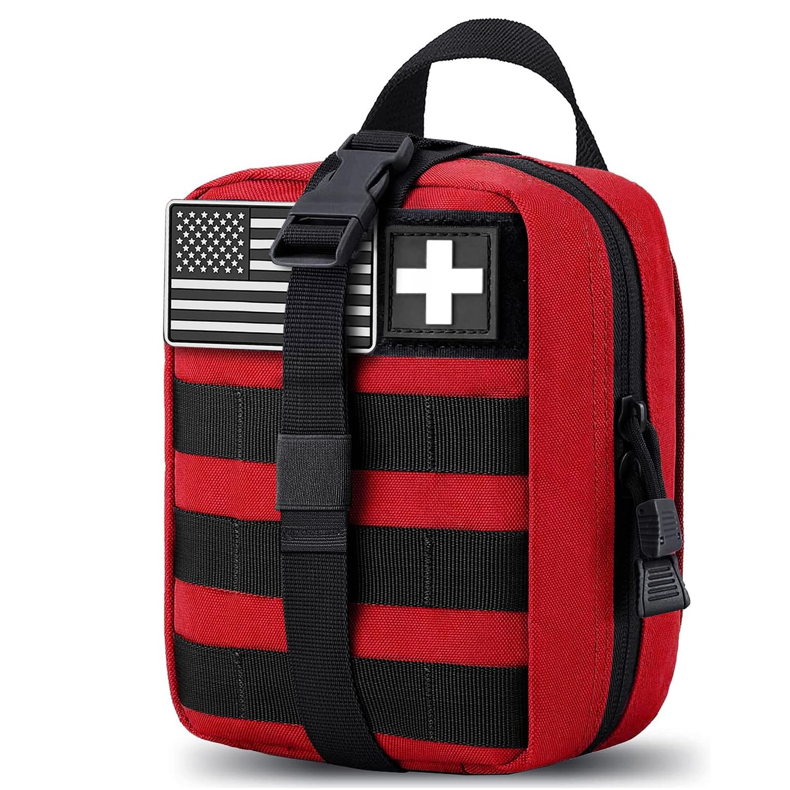 Molle Pouch ifak First aid kit Bag Empty Trauma Medical Tear away Pouches for...