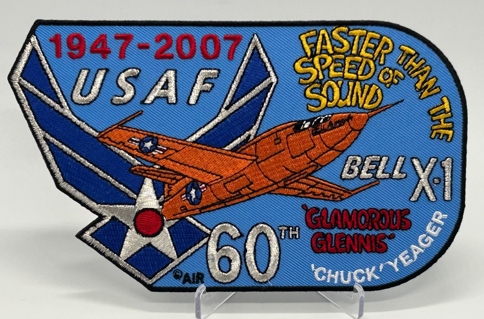 Bell X-1 CHUCK YEAGER 60th ANNIVERSARY Patch