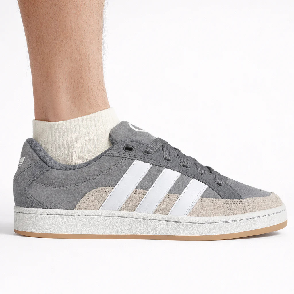 Adidas Originals Men's Campus 00s Sneakers, Grey / Cloud / Crystal, JR2463