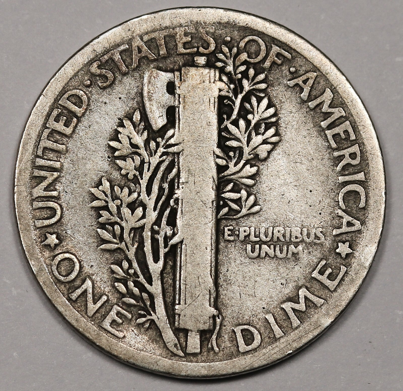 1921 Mercury Dime. VG. 174974