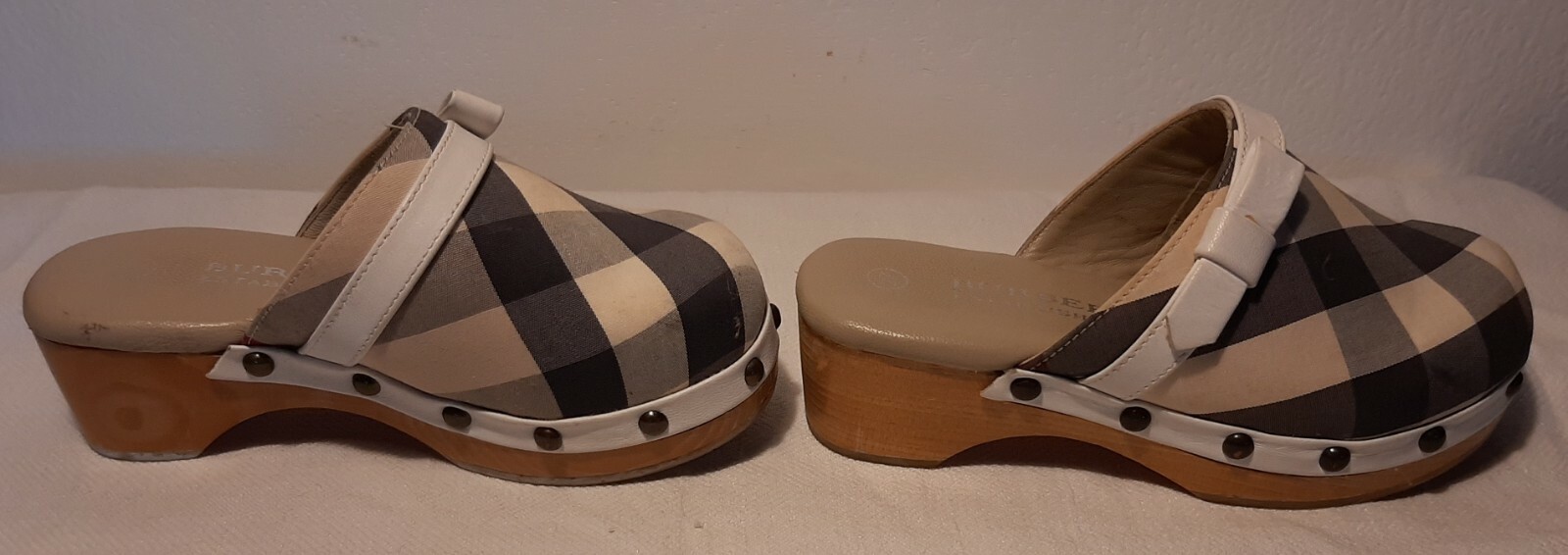 BURBERRY Children's Clogs No. 27 Signed Original Clogs