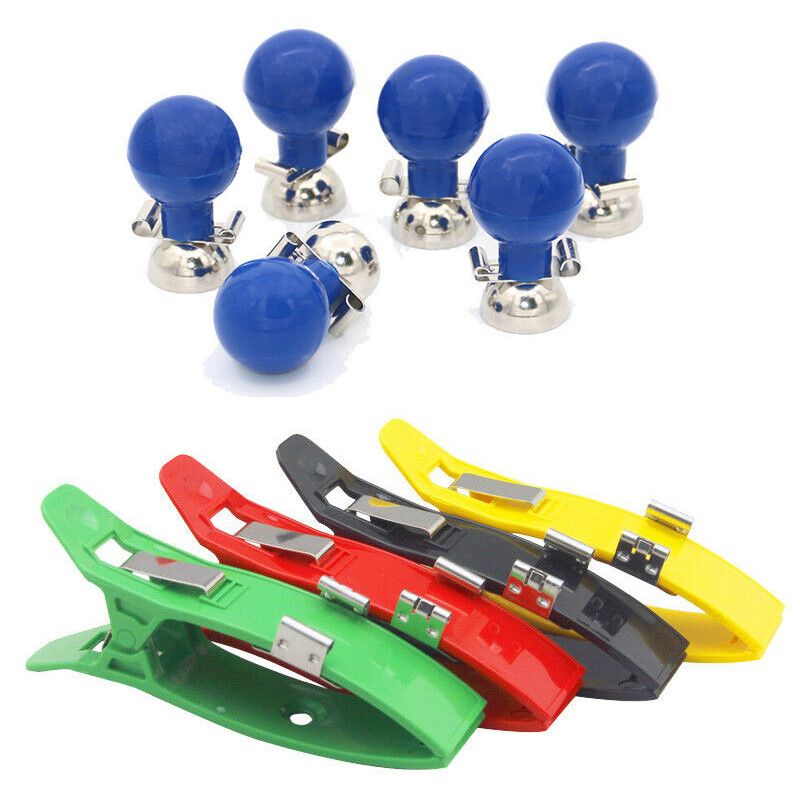 Adult Reusable ECG EKG Suction electrodes 6Pc&Limb Clamps 4Pc Ag/AgCI Universal
