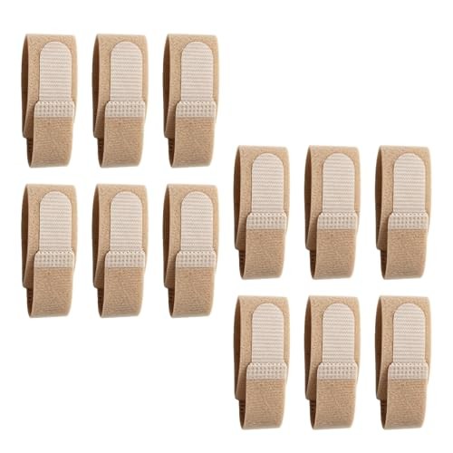 12 PCS Finger Buddy Wraps, Trigger Finger Splint & Loop Straps, Adjustable