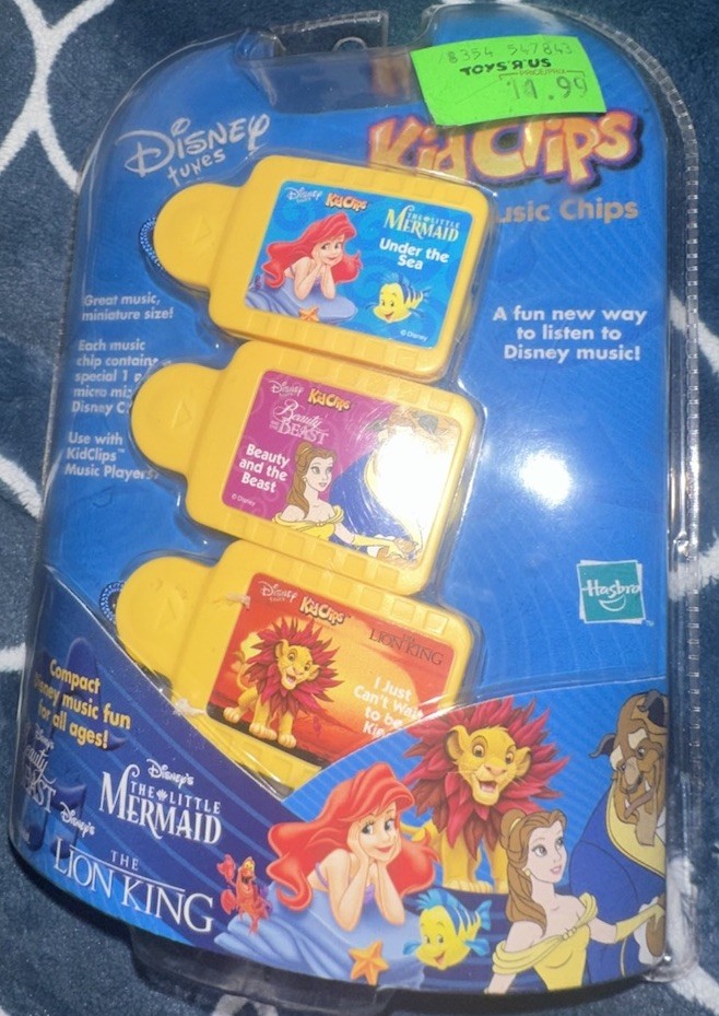 Disney Tunes Kid Clips Music Chips Princess Sleeping Beauty Tiger Electronics