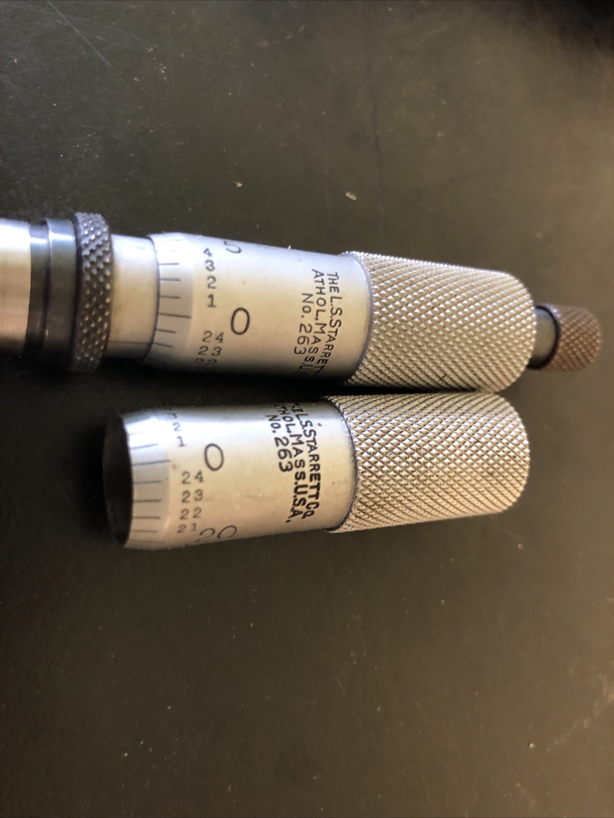 Starrett 263 Micrometer Head used condition w/extra head