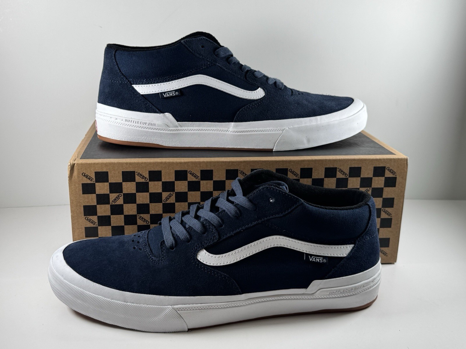 Vans Bmx Style 114 Sneakers Men’s Size 6.5 Navy/White VN0A2Z3VNAV