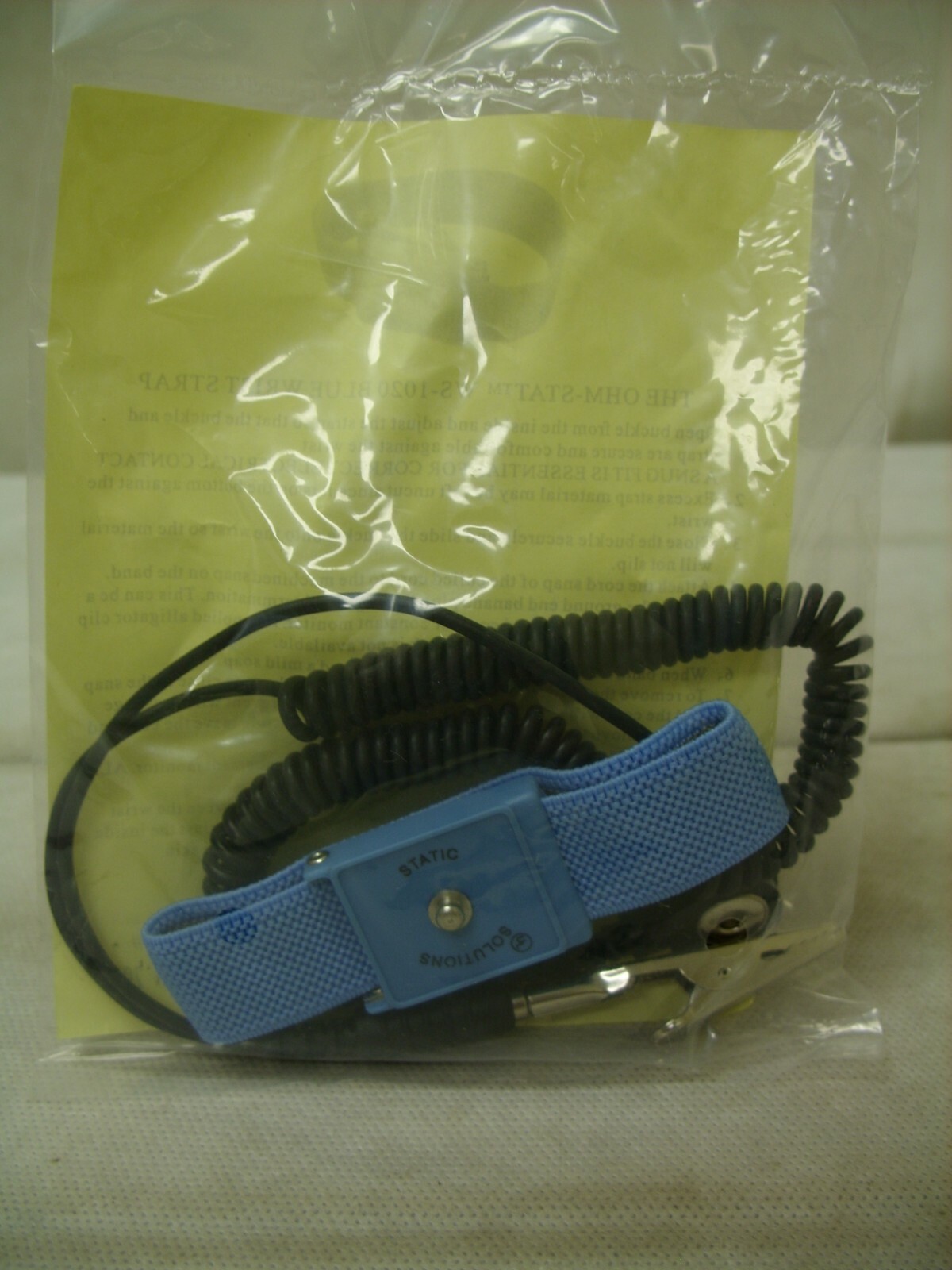 (49) OHM-STAT Static Solutions Elastic Adjustable ESD Static Control Wrist Strap