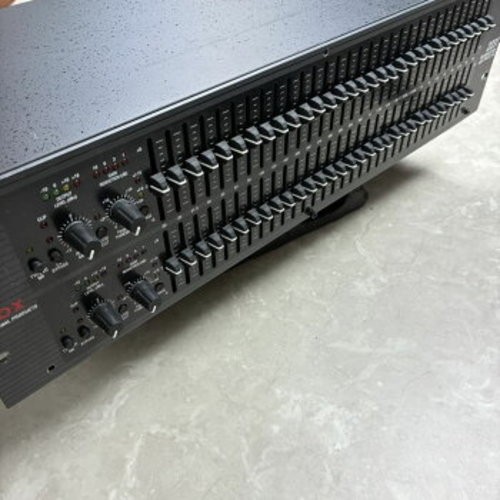 dbx 2231 Graphic Equalizer Limiter Type III NR Tested Fader Scratchy Sold As-Is