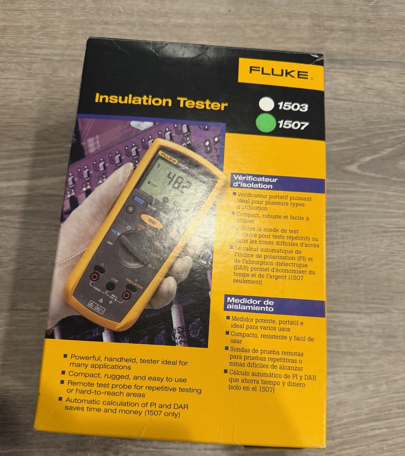 Fluke 1507 Insulation Resistance Tester