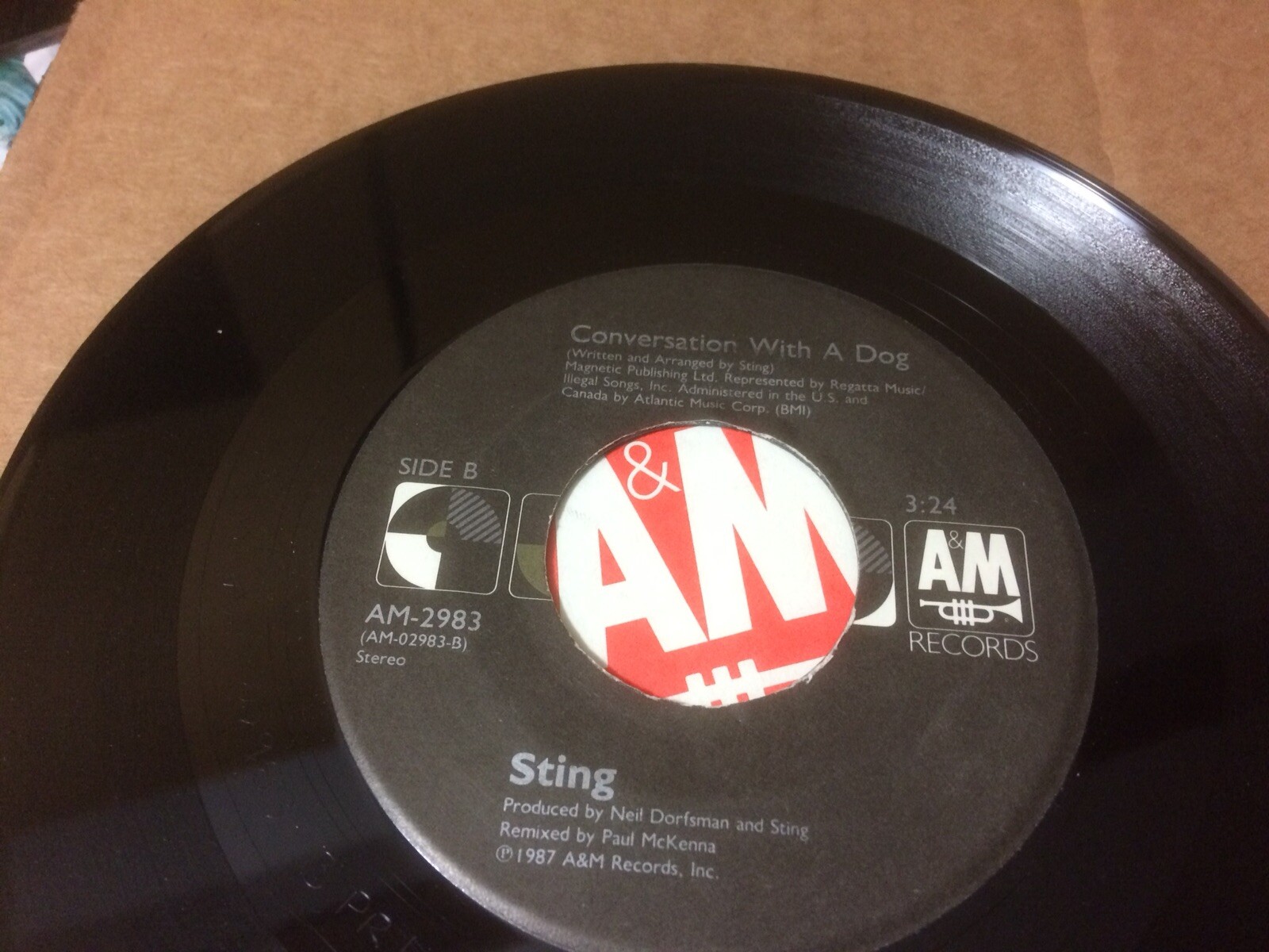 STING WE'LL BE TOGETHER ~ CONVERSATION WITH A DOG V 45 7 Ci