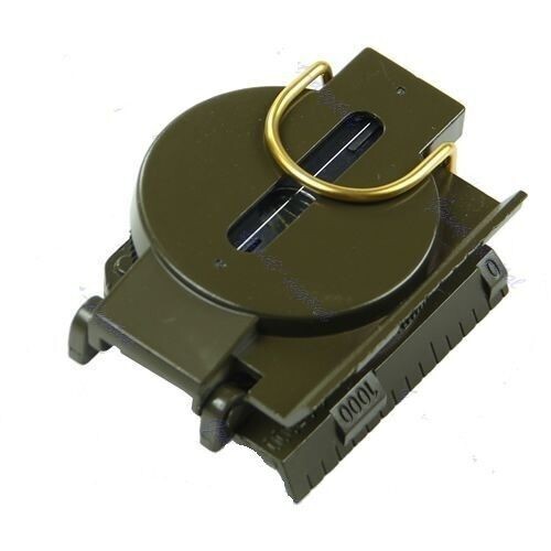 Pocket Outdoor Military Army Hiking Camping Lens Survival Lensatic Mini Compass