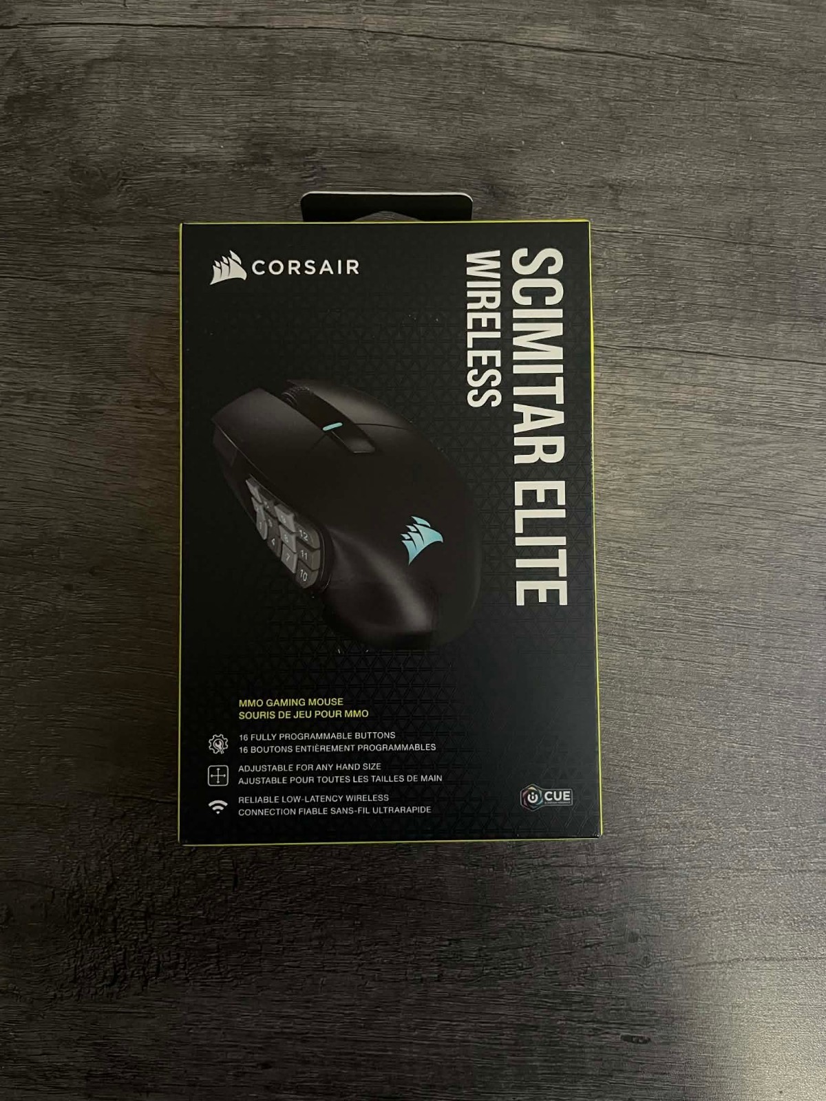 Corsair SCIMITAR ELITE Wireless MMO Gaming Mouse, 16 programmable buttons Sealed