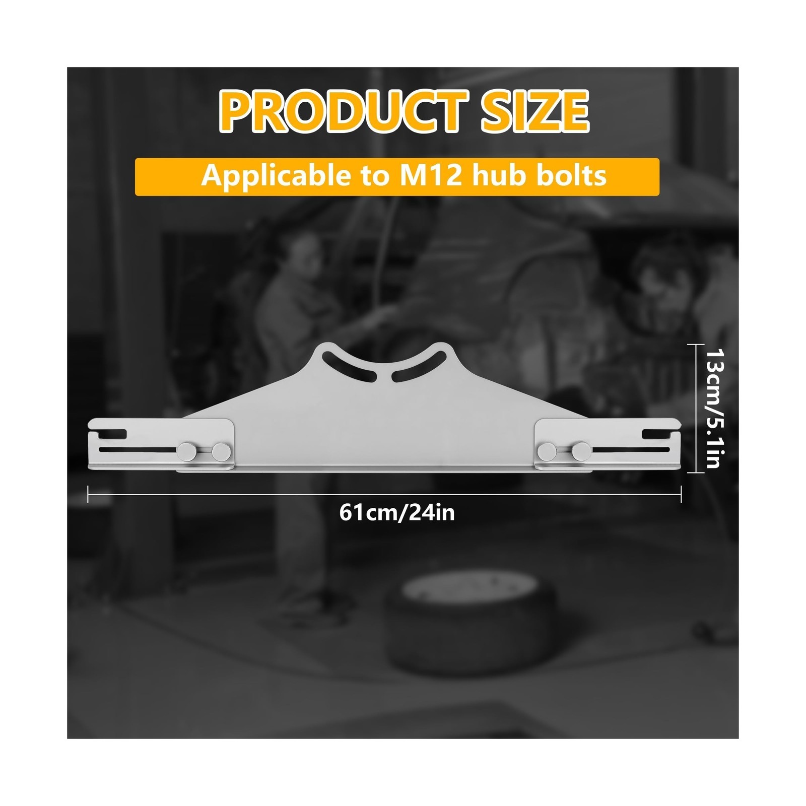 Toe Alignment Tool with 2 Tape Measures & Digital Angle Finder