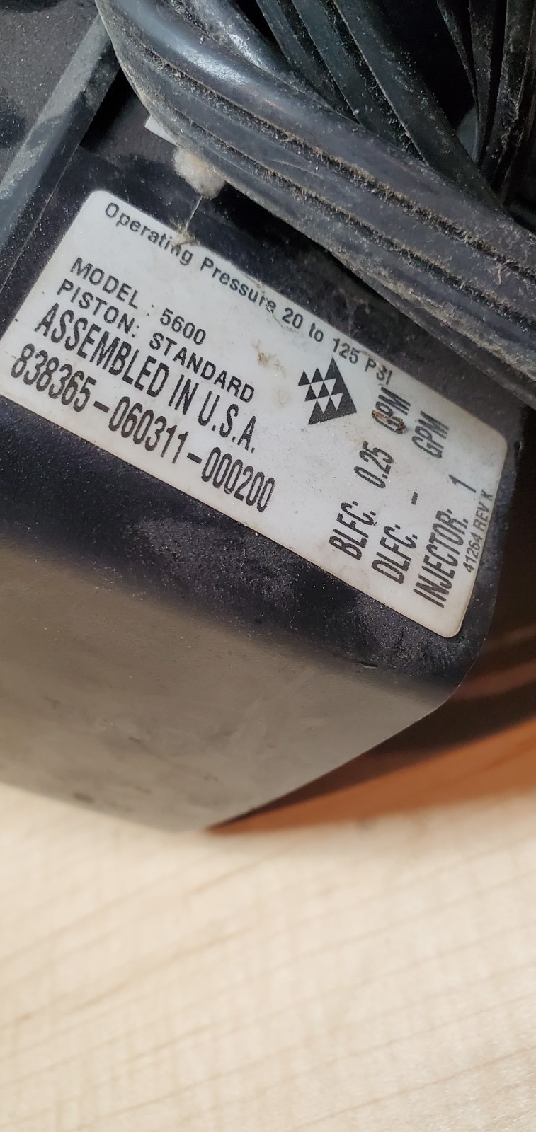 Pentair 5600 Softner Head For Parts
