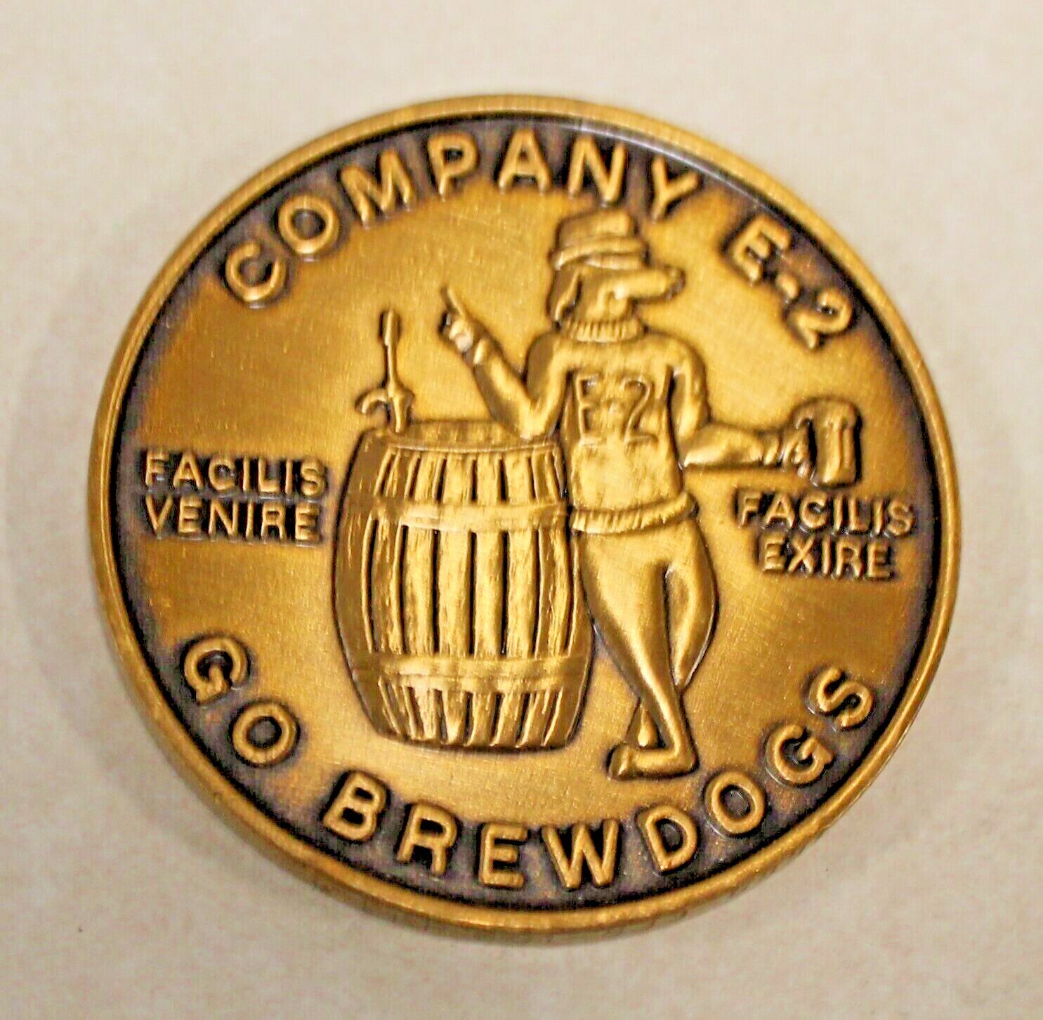 West Point Company E-2 Brew Dogs US Military Academy Army Challenge Coin
