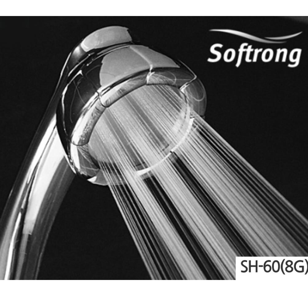 Softrong Monster Shower Head High Pressure Water Saving SH-60(8G) Wide Soft Thin