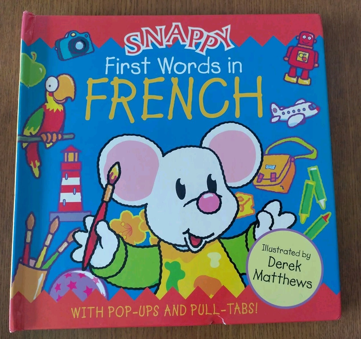 Learn French Books X3 - Usborne First French, Harry Learns French and First...