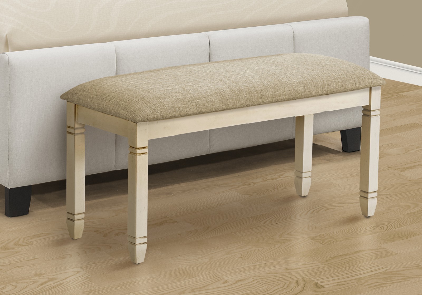 Bench, 41" Rectangular, Kitchen, Dining Room, Entryway, Bedroom, Upholstered