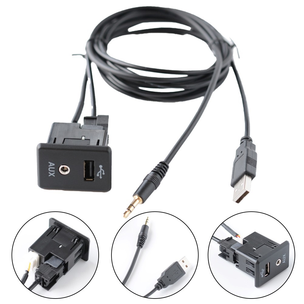 For Nissan 280234BA0B AUX Cable USB for Altima for frontier Rogue 2013 2019