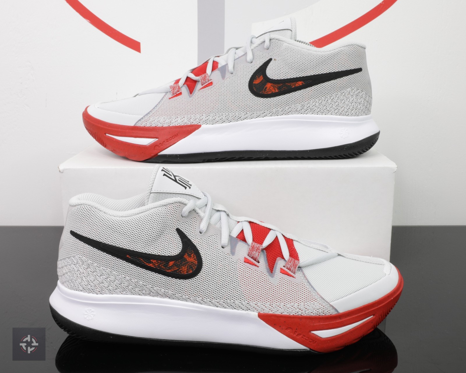 Nike Kyrie Flytrap 6 White Red Athletic Shoes Men's Size 8-13 (DM1125-002)