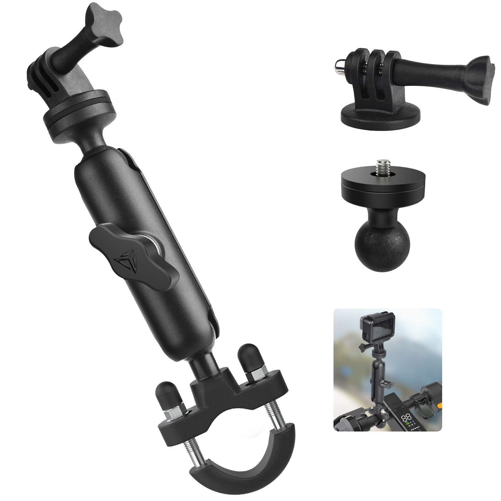 Motorcycle Camera Bracket Handlebar/Mirror Mount Holder For Gopro Action Camera