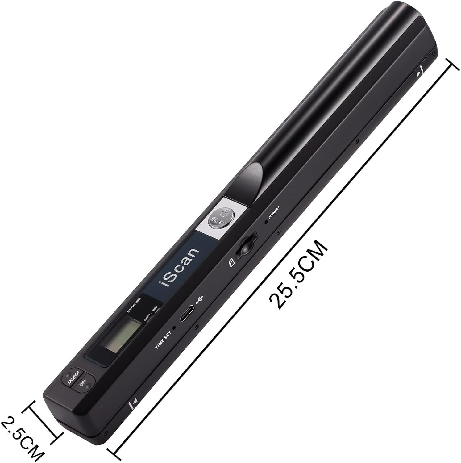 Versatile 900 DPI Handheld Image Scanner - Direct USB Connection with Storage