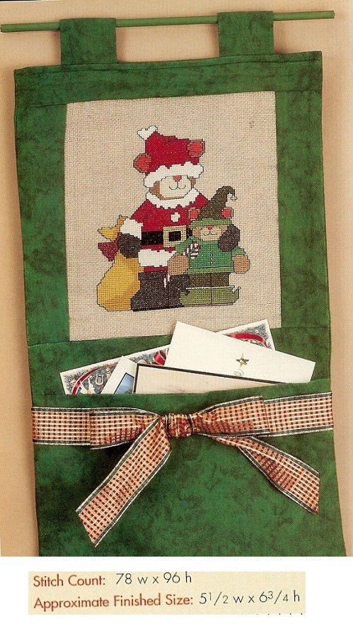 SANTAS LITTLE HELPER    -   CROSS STITCH  PATTERN     HM - ERYA