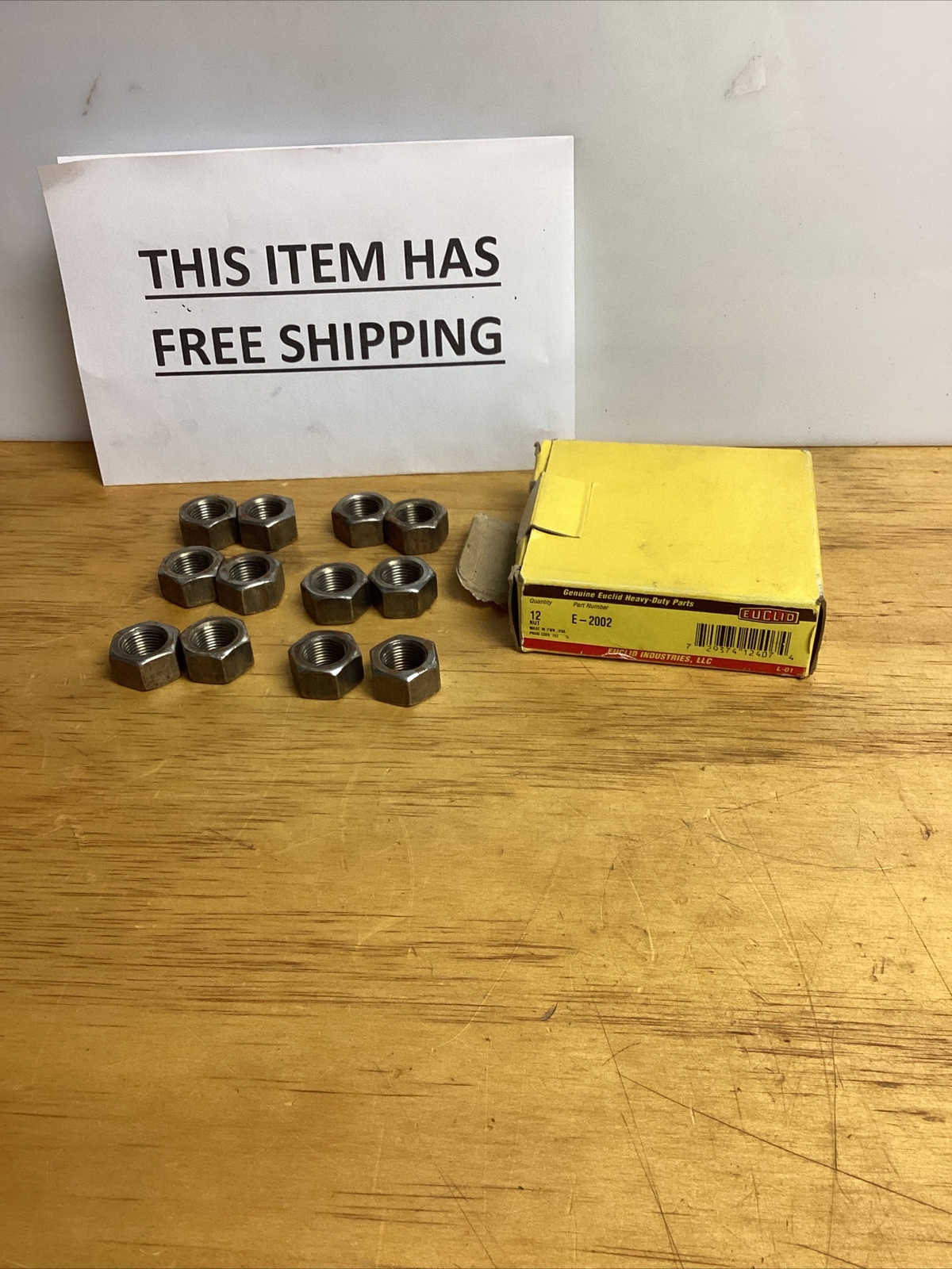 12 Pack EUCLID NUT E-2002