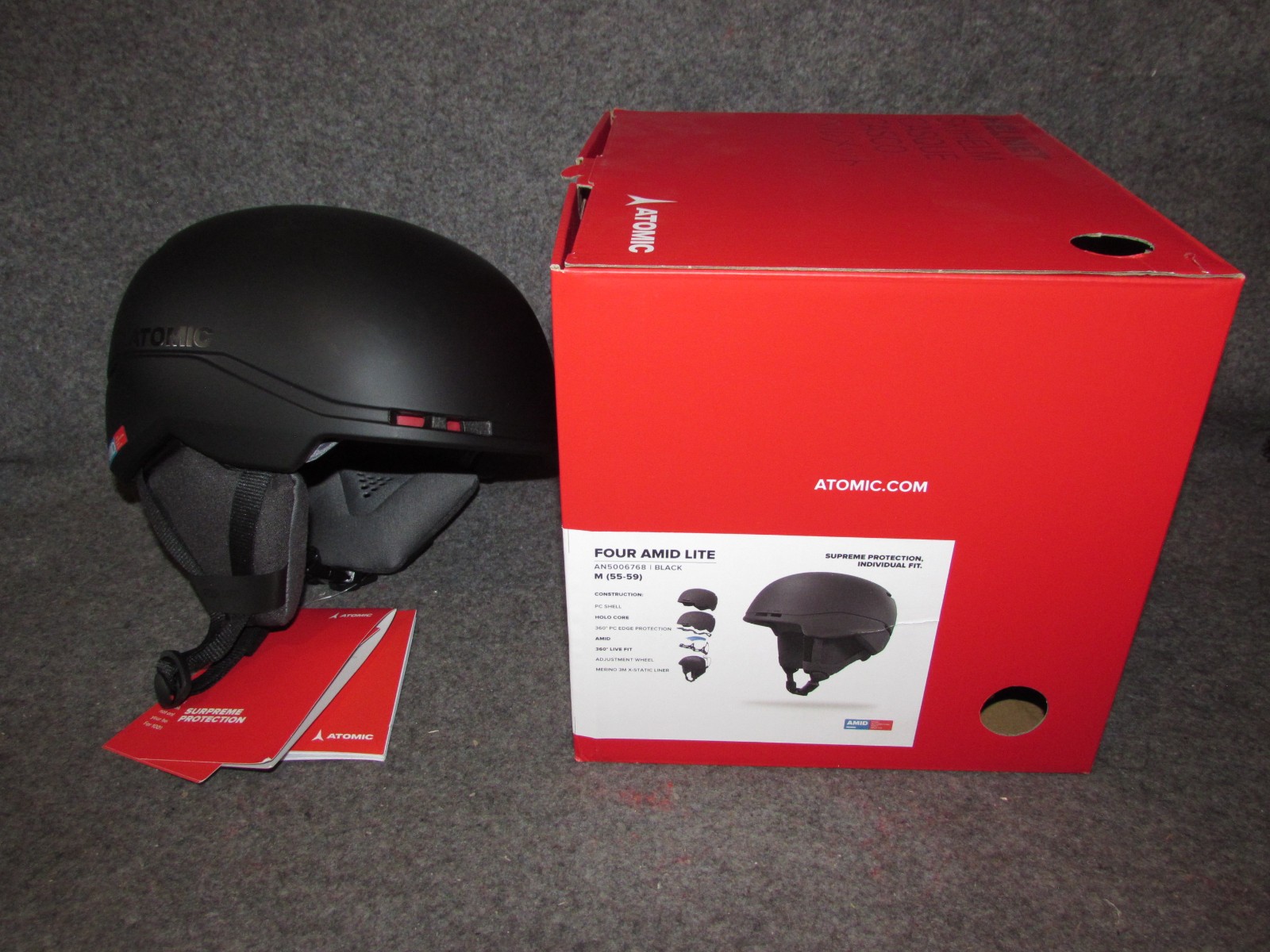 🔥2026 NEW! Atomic FOUR AMID Lite ski/snowboard helmet size MEDIUM NEW IN BOX! ~
