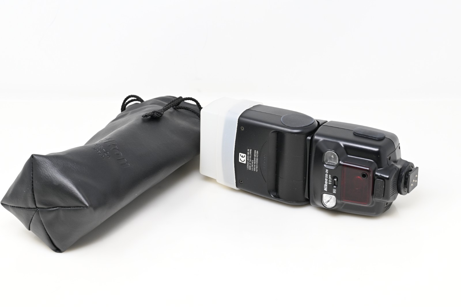 Nikon Speedlight SB-26 Shoe Mount Flash w/ Case + Diffuser  #B90