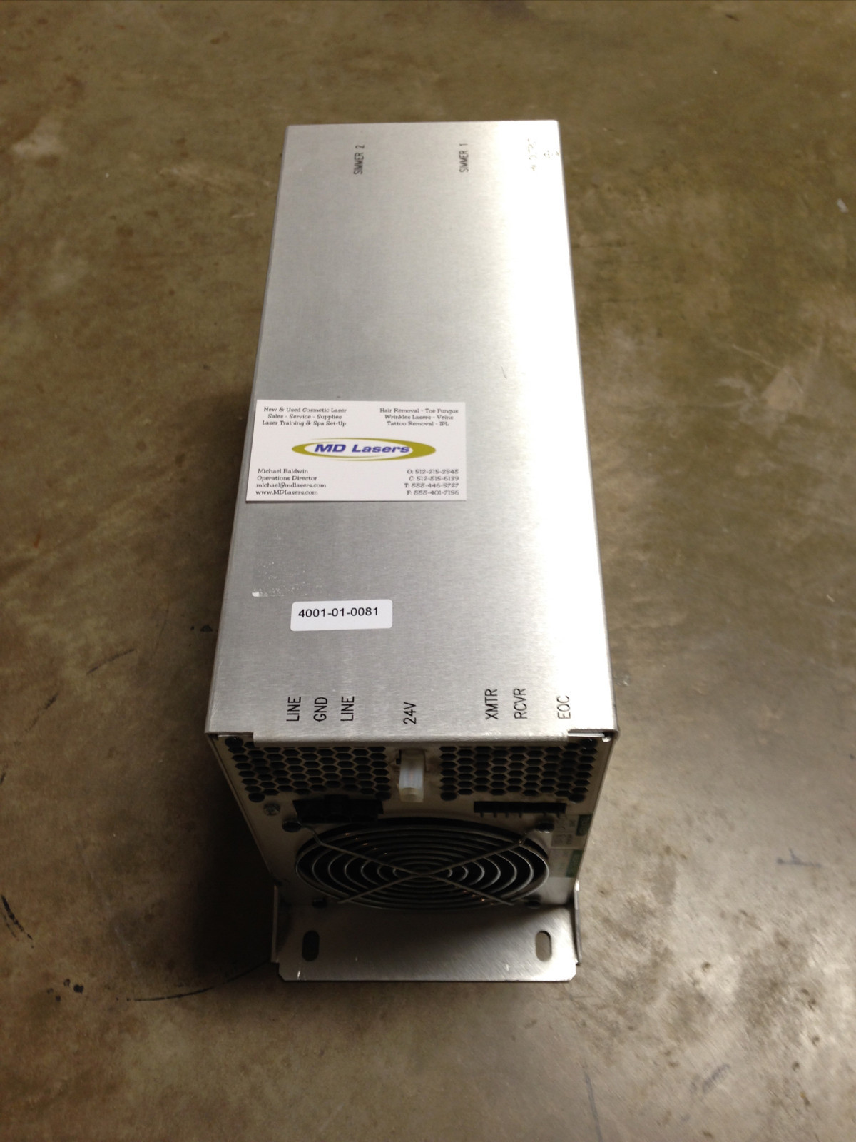 Candela High Voltage Power Supply for GentleMAX Pro