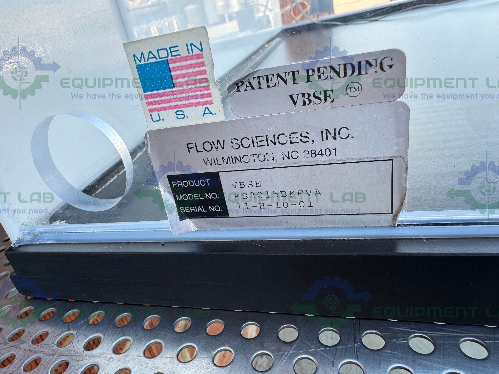 Flow Sciences FS2015 BKFVA 3 Ft Top Mount Vented Balance Safety Enclosure