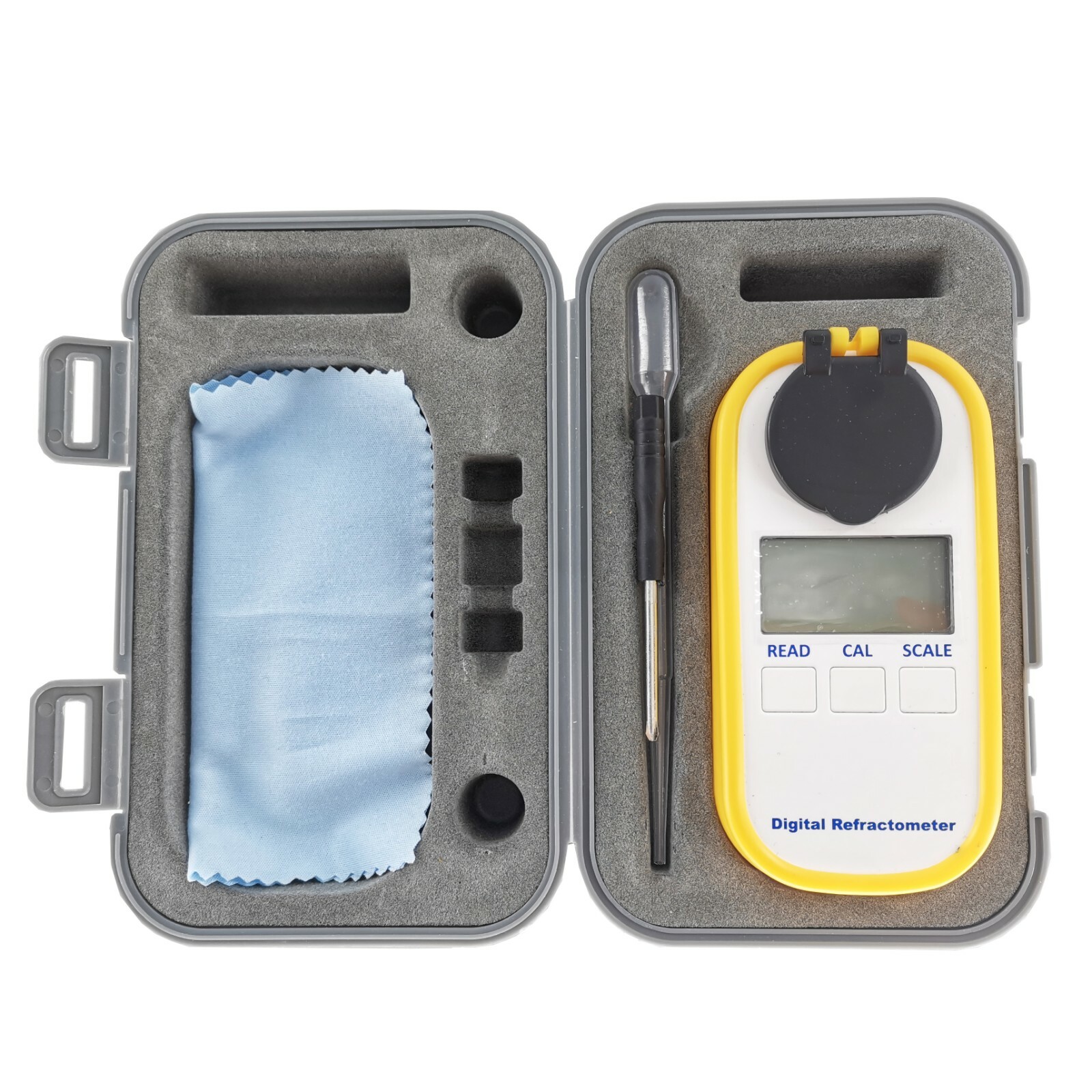 Digital Honey Refractometer Brix Meter Sugar Content Tester with Range 0 - 90%