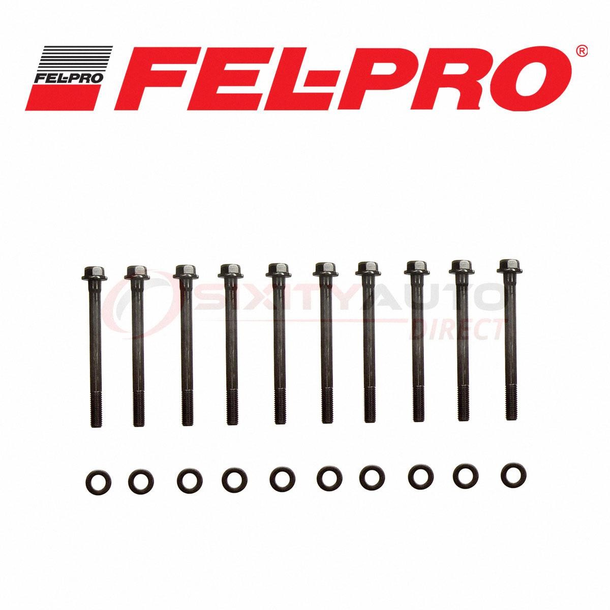 Fel-Pro Cylinder Head Bolt Set for 1987-1988 Nissan Van 2.4L L4 - Engine ei