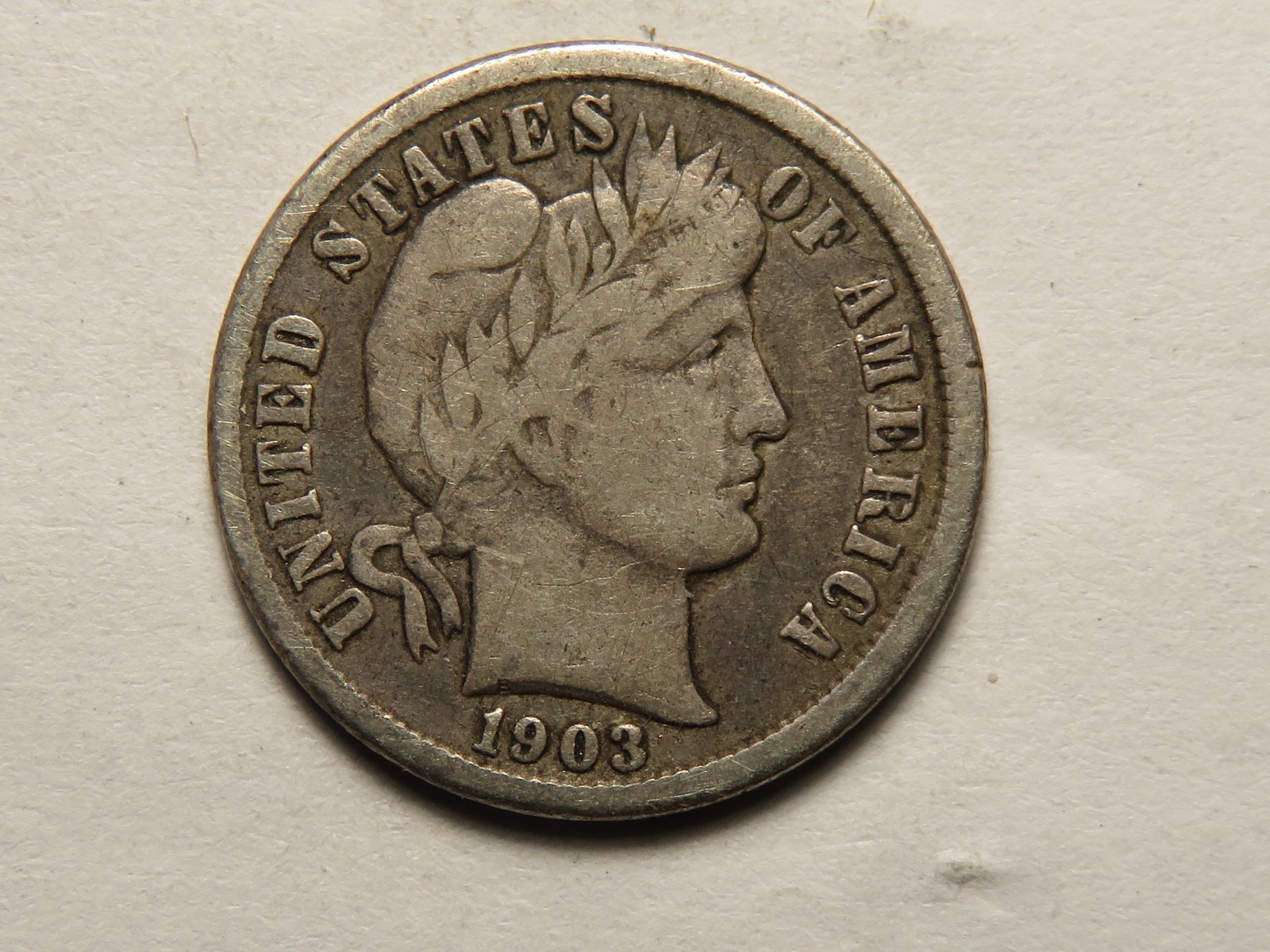 1903-O Barber Dime, VF