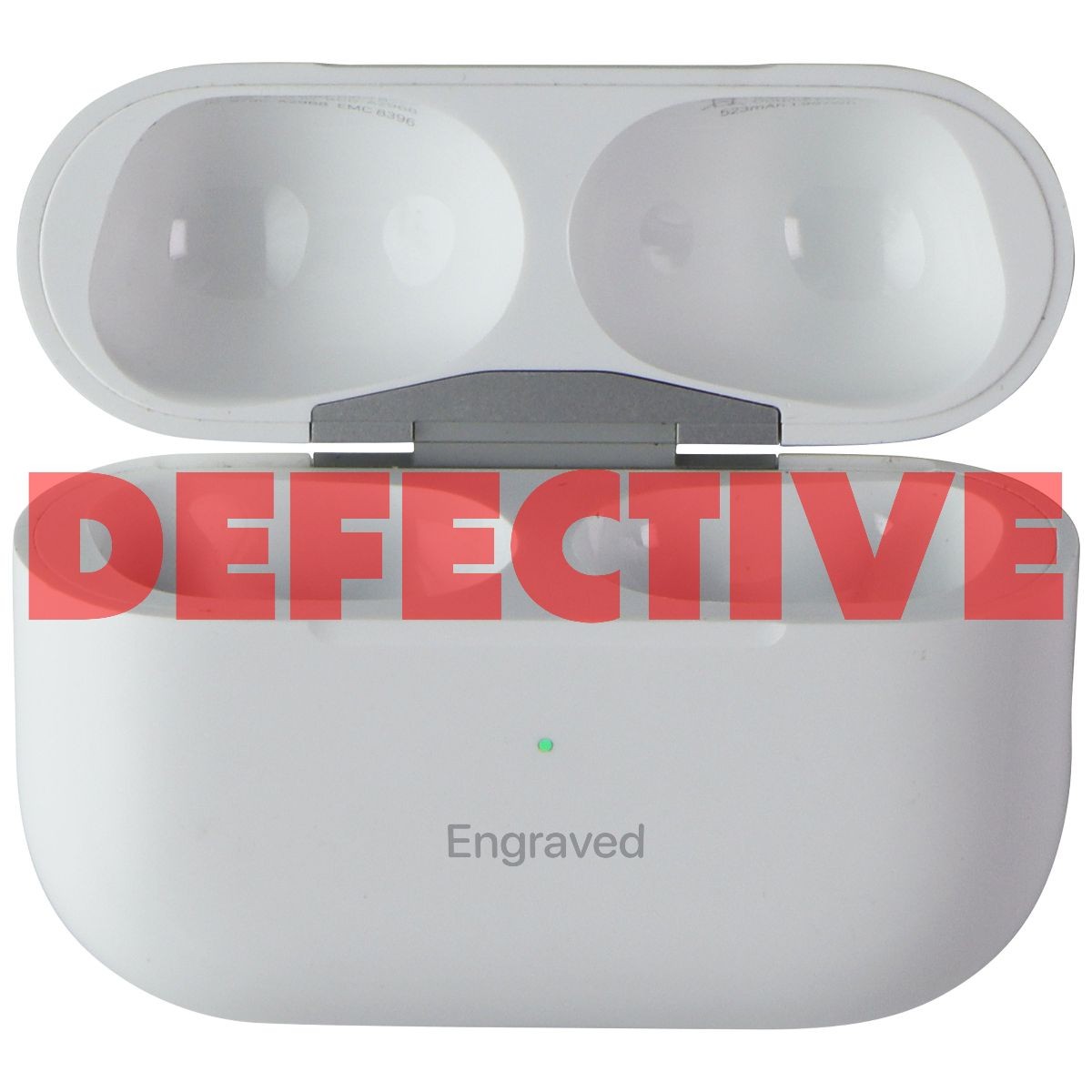 DEFECTIVE Apple AirPods Pro 2nd Gen MagSafe USB-C Charging Case (A2968) ENGRAVED