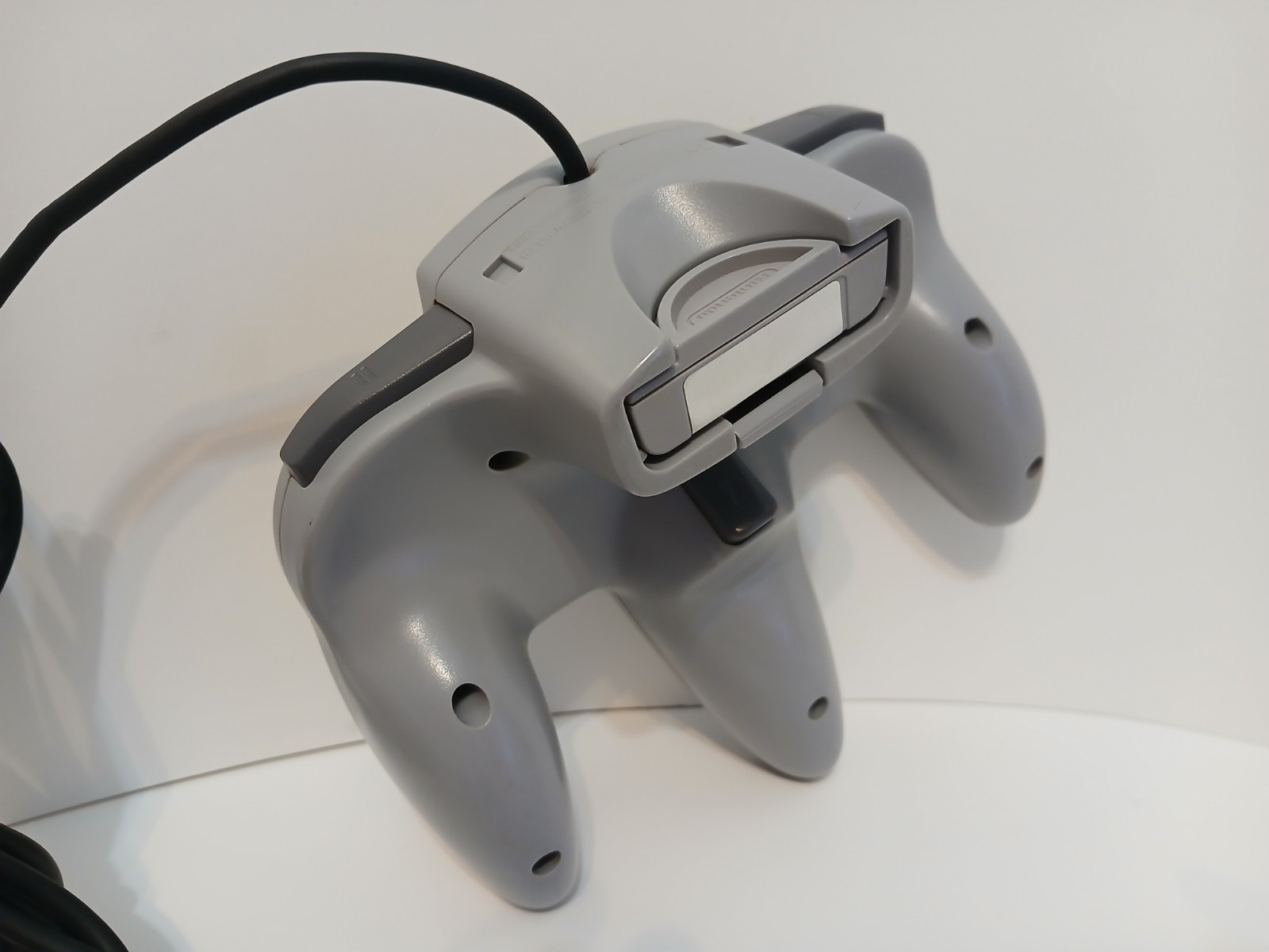 Nintendo 64 OEM Original Gray Controller + Controller Pak TESTED! N64