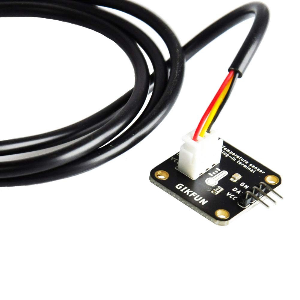 Gikfun DS18B20 Waterproof Digital Temperature Sensor with Adapter Module for Ard