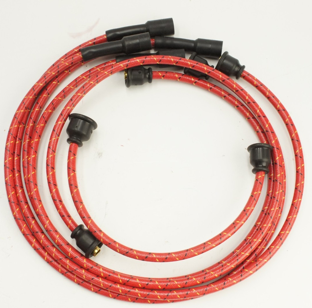 Willys Jeep  F4-134 Hurricane 12 Volt Spark Plug Ignition Wire Set CJ-3B CJ-5