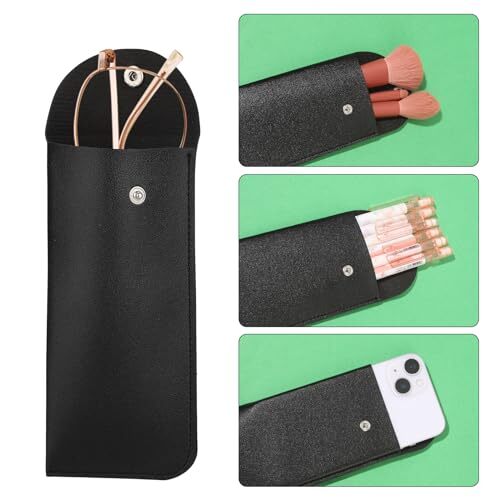 10 Pack Soft Eyeglass Case Assorted Colors Leather Glasses Case Portable